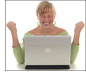 happy woman